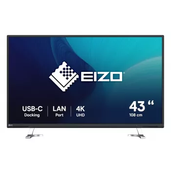 EIZO FlexScan EV4340X-BK monitor 108 cm (42,5 colio) 3840 x 2160 4K Ultra HD LCD juodas