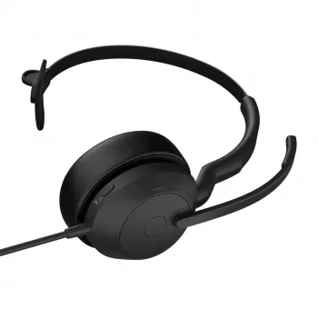 Jabra Evolve2 50 Ausinės Laidinės Galvos Juosta Biurui / Skambučių Centrui USB Type-C / USB Type-A Bluetooth Juodos