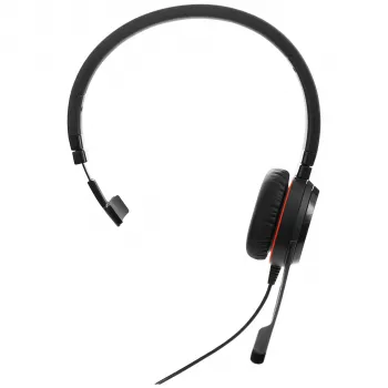Jabra Evolve 20 SE ausinės laidinės, skirtos biurui / skambučių centrui, USB Type-C / USB Type-A, juodos
