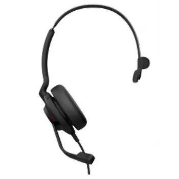 Jabra Evolve2 30 SE USB C/A MS Mono ausinės su mikrofonu laidinės biurui / skambučių centrui USB Type-C / USB Type-A juodos
