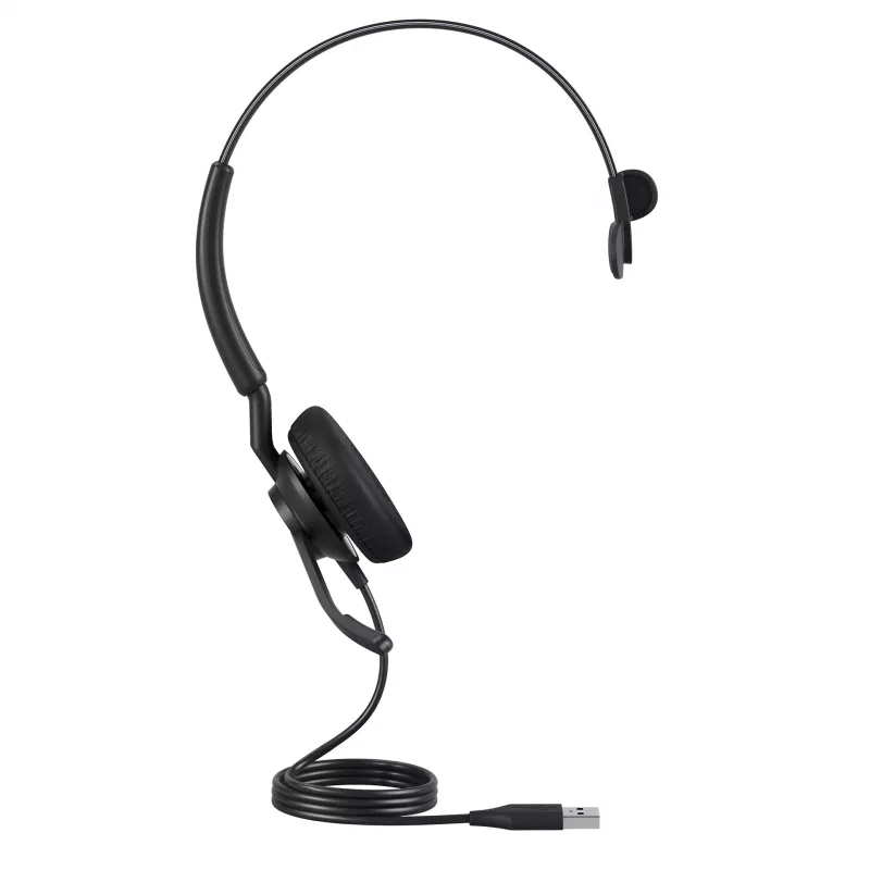 Jabra Engage 40 - (Inline Link) USB-C/A MS Mono, laidinis, biuro/skambučių centro ausinės, 45 g, juodos