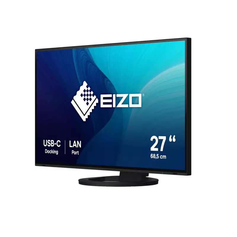 EIZO FlexScan EV2795-BK monitor kompiuterinis 68.6 cm (27 colių) 2560 x 1440 pikselių Quad HD LCD juodas