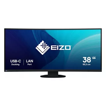 Monitorius EIZO FlexScan EV3895 37,5 colio itin platus lenktas IPS 3840×1600, 300 cd/m², 1000:1, USB-C PD 85W, DisplayPort, HDMI, USB hub, VESA