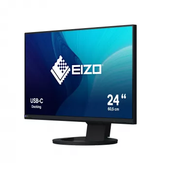 EIZO FlexScan EV2480-BK monitorius 60,5 cm (23,8 colio) 1920 x 1080 pikselių Full HD juodas
