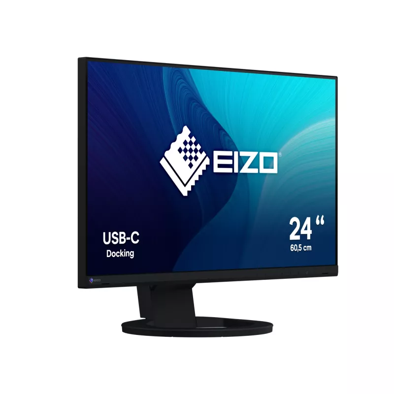 EIZO FlexScan EV2480-BK monitorius 60,5 cm (23,8 colio) 1920 x 1080 pikselių Full HD juodas
