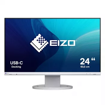 Monitorius EIZO EV2480-WT 24 colių IPS LED Full HD 1920x1080, 5 ms, 60 Hz, DVI-D/HDMI/DisplayPort, USB stebulė, VESA, baltas