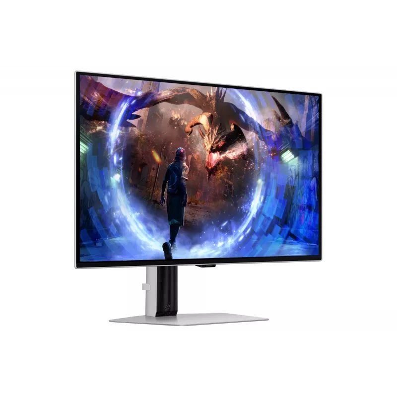 Samsung G60SD monitorius 68.6 cm (27 colių) 2560 x 1440 pikselių Quad HD OLED sidabrinis