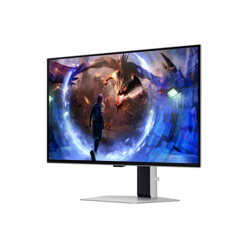 Samsung G60SD monitorius 68.6 cm (27 colių) 2560 x 1440 pikselių Quad HD OLED sidabrinis