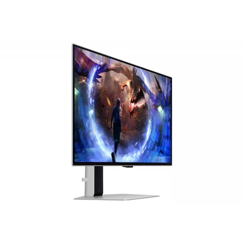 Samsung G60SD monitorius 68.6 cm (27 colių) 2560 x 1440 pikselių Quad HD OLED sidabrinis