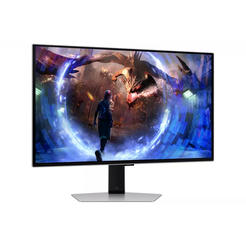 Samsung G60SD monitorius 68.6 cm (27 colių) 2560 x 1440 pikselių Quad HD OLED sidabrinis