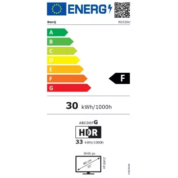 BenQ RD320U 31,5 colio 4K programavimo monitorius su LED apšvietimu