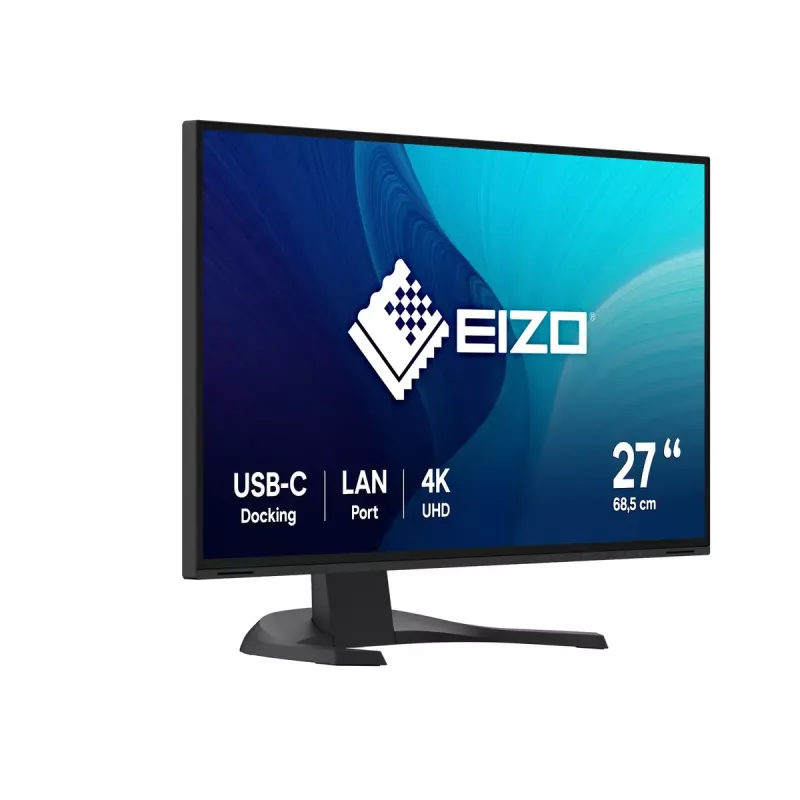 EIZO FlexScan EV2740X-BK monitor 68,6 cm (27 colių) 3840 x 2160 pikselių 4K Ultra HD LCD juodas