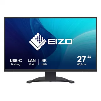 EIZO FlexScan EV2740X-BK monitor 68,6 cm (27 colių) 3840 x 2160 pikselių 4K Ultra HD LCD juodas