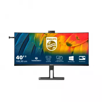 Philips 40B1U6903CH/00 monitor kompiuteriui 100,8 cm (39,7 col.) 5120 x 2160 pikselių 5K Ultra HD juodas