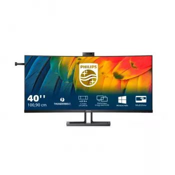 Philips 40B1U6903CH/00 monitor kompiuteriui 100,8 cm (39,7 col.) 5120 x 2160 pikselių 5K Ultra HD juodas