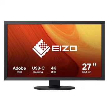 Monitorius EIZO ColorEdge CS2740 27 colių 4K UHD IPS, 3840×2160, USB-C, HDMI, DisplayPort, pivot, sRGB