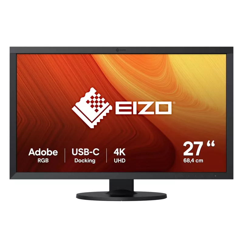 Monitorius EIZO ColorEdge CS2740 27 colių 4K UHD IPS, 3840×2160, USB-C, HDMI, DisplayPort, pivot, sRGB