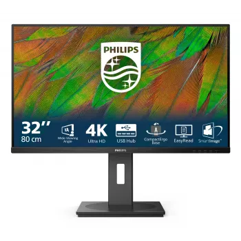 Philips 3000 serija 32B1N3800/00 kompiuterio monitorius 81,3 cm (32 col.) 3840 x 2160 pikselių 4K Ultra HD LCD juodas