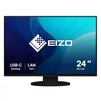 EIZO FlexScan EV2495-BK monitor kompiuteriui 61,2 cm (24,1 col.) 1920 x 1200 pikselių WUXGA LCD juodas