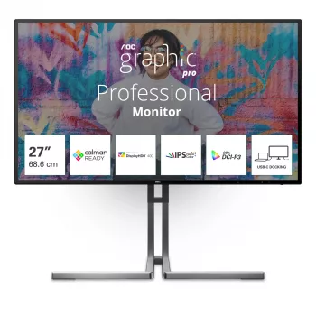 AOC U27U3CV 27 colių 4K Ultra HD LCD monitorius