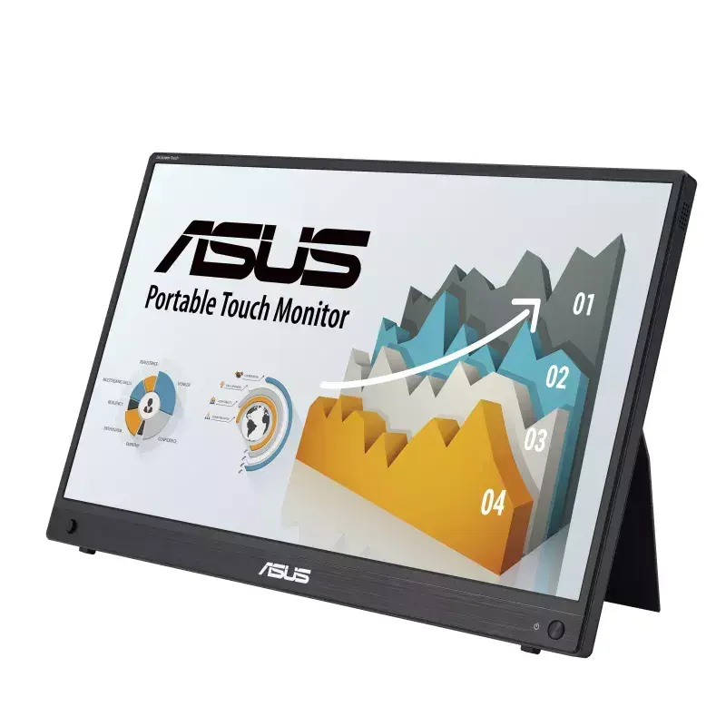 ASUS ZenScreen MB16AMTR nešiojamas monitorius 39,6 cm (15,6 colio) 1920 x 1080 pikselių Full HD LCD jutiklinis juodas