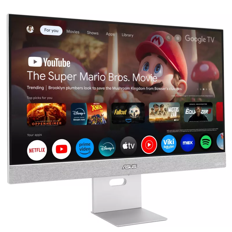 ASUS ZenScreen Smart Monitor MS27UC 27 colių 4K Ultra HD LCD monitorius pilkas