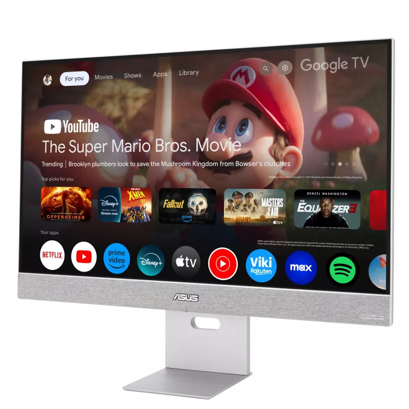 ASUS ZenScreen Smart Monitor MS27UC 27 colių 4K Ultra HD LCD monitorius pilkas