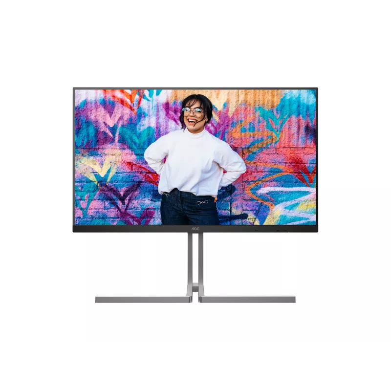 AOC U32U3CV monitor kompiuterinis 80 cm (31,5 colio) 3840 x 2160 pikselių 4K Ultra HD LCD juodas