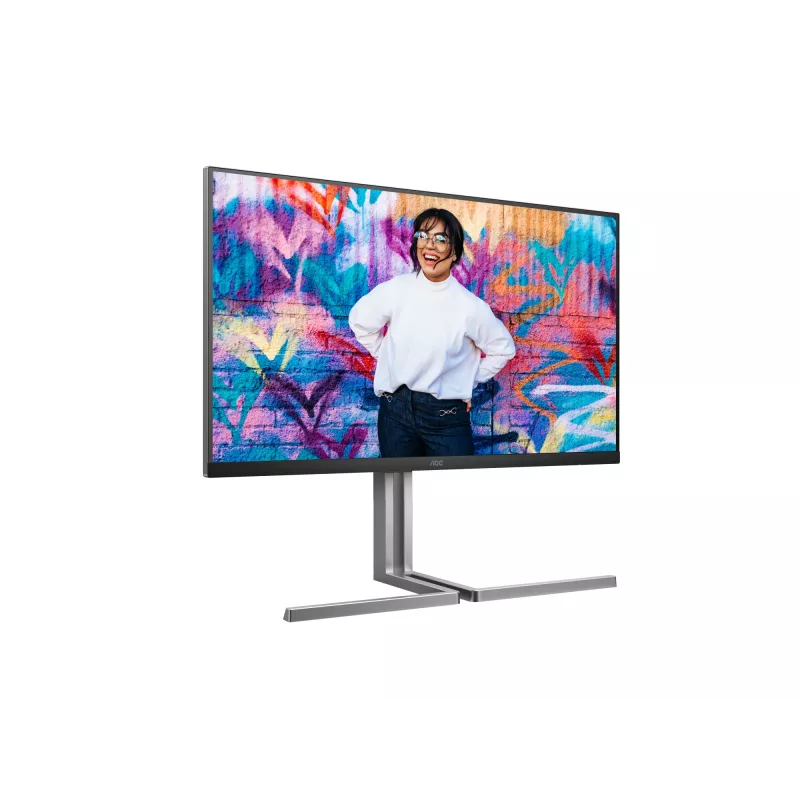 AOC U32U3CV monitor kompiuterinis 80 cm (31,5 colio) 3840 x 2160 pikselių 4K Ultra HD LCD juodas