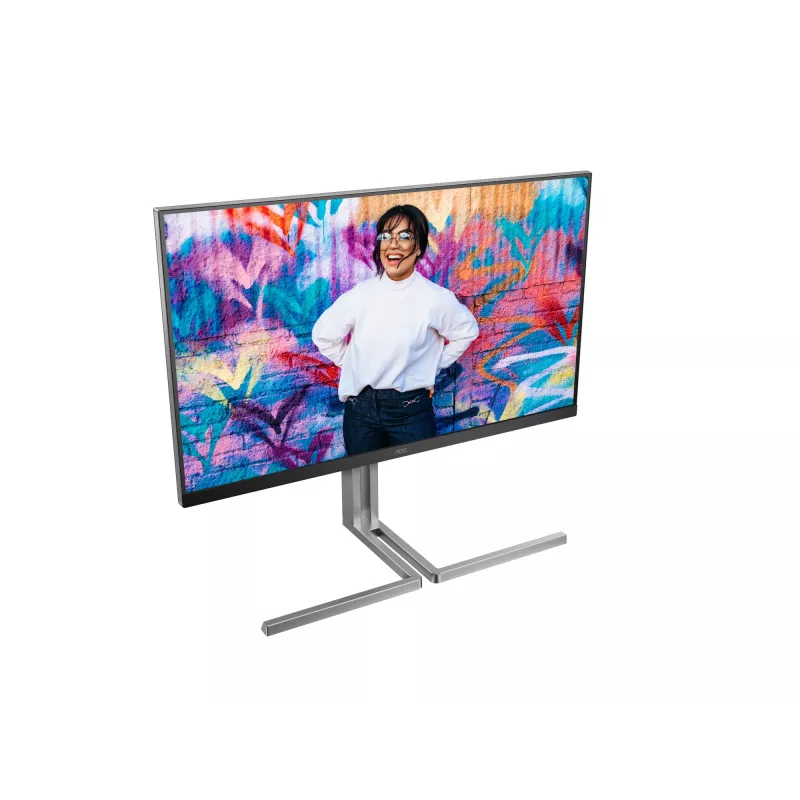 AOC U32U3CV monitor kompiuterinis 80 cm (31,5 colio) 3840 x 2160 pikselių 4K Ultra HD LCD juodas
