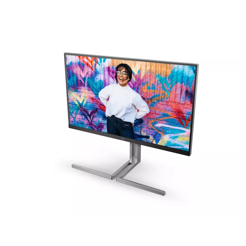 AOC U32U3CV monitor kompiuterinis 80 cm (31,5 colio) 3840 x 2160 pikselių 4K Ultra HD LCD juodas