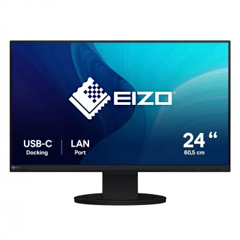 EIZO FlexScan EV2490-BK monitorius 60,5 cm (23,8 colio) 1920 x 1080 pikselių Full HD juodas