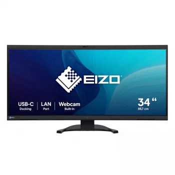 Monitorius EIZO FlexScan EV3450XC-BK 86,6 cm (34,1 colio) 3440 x 1440 pikselių „UltraWide Quad HD“ LCD juodas