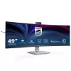 Philips 49B2U6903CH/00 monitor 124,5 cm (49 colių) 5120 x 1440 pikselių Dual QHD LCD pilkas