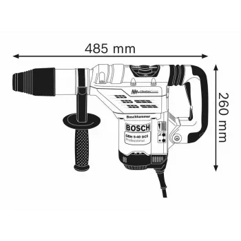 Bosch GBH 5-40 DCE Professional 1150 W 340 RPM SDS Max