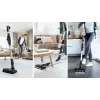 Bosch BSS711W belaidis šluotinis dulkių siurblys, akumuliatorinis, be maišelio, 0,3 l, juodos, sidabrinės, baltos spalvos