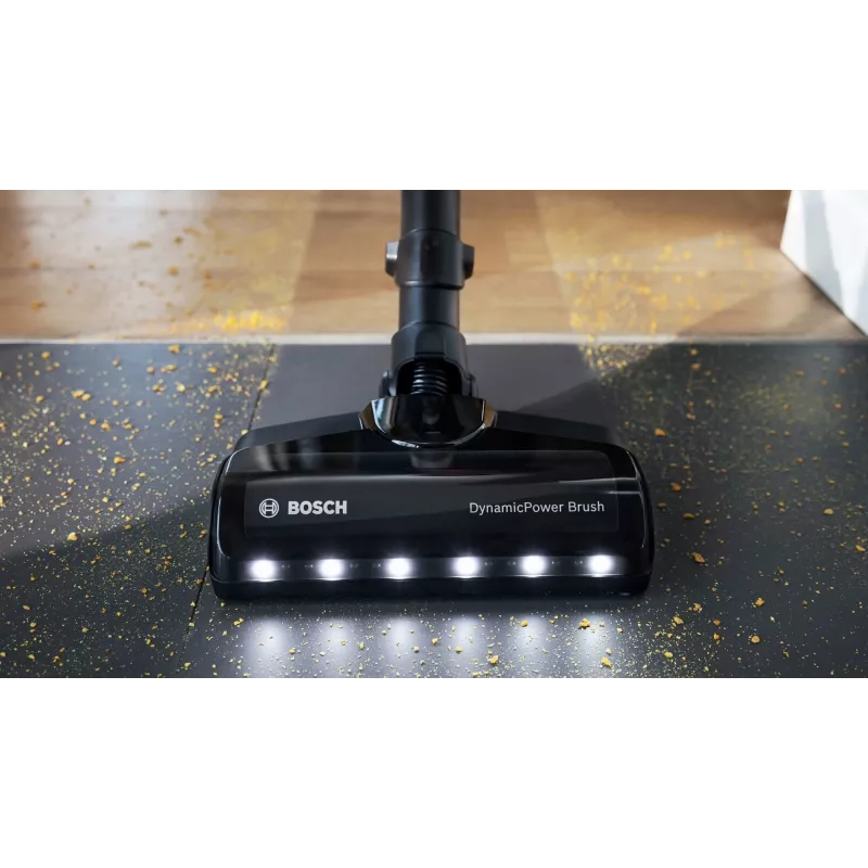Bosch BSS711W belaidis šluotinis dulkių siurblys, akumuliatorinis, be maišelio, 0,3 l, juodos, sidabrinės, baltos spalvos