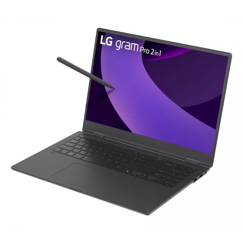 Hibridinis nešiojamasis kompiuteris LG Gram Pro 16TB90TP 16 colių Intel Core Ultra 7 16GB 1TB Intel Arc 140T Windows 11 Pro