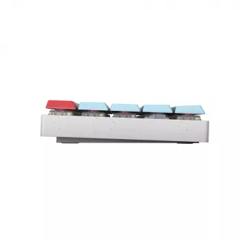 CHERRY MX-LP 2.1 Kompaktiška belaidė klaviatūra Gaming RF Wireless + Bluetooth QWERTZ Vokiškas Baltas