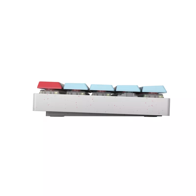 CHERRY MX-LP 2.1 Kompaktiška belaidė klaviatūra Gaming RF Wireless + Bluetooth QWERTZ Vokiškas Baltas