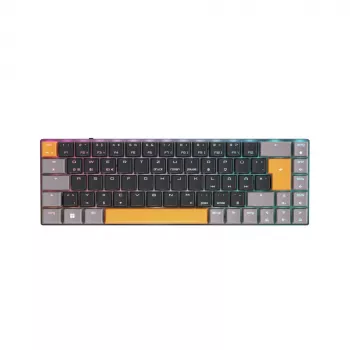 CHERRY MX-LP 2.1 kompaktiška belaidė klaviatūra Gaming RF Wireless + Bluetooth QWERTZ vokiška juoda