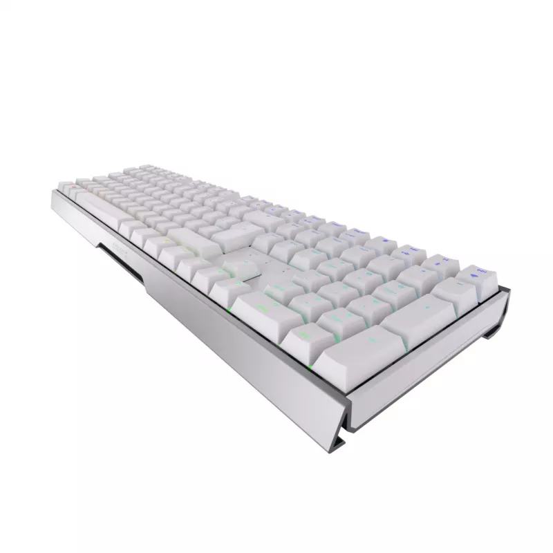 CHERRY MX 3.0S Wireless RGB klaviatūra, RF Wireless + Bluetooth, QWERTZ vokiška, balta