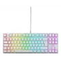 Žaidimų klaviatūra CHERRY K4V2 TKL USB QWERTZ vokiška balta RGB LED
