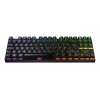 CHERRY MX 8.2 TKL Wireless RGB klaviatūra žaidimams, USB + RF Wireless + Bluetooth, QWERTZ vokiškas, juoda