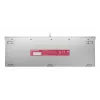 Mechaninė žaidimų klaviatūra Cherry MX 2.0S — pilno dydžio (100 %), QWERTZ vokiškas išdėstymas, RGB foninis apšvietimas, USB, balta