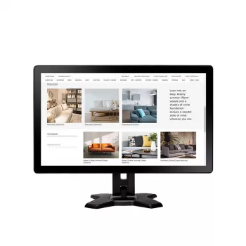 AG Neovo TX-2401 kompiuterio monitorius 60.5 cm (23.8 colių) 1920 x 1080 pikselių Full HD LED liečiamasis ekranas stalinis juodas