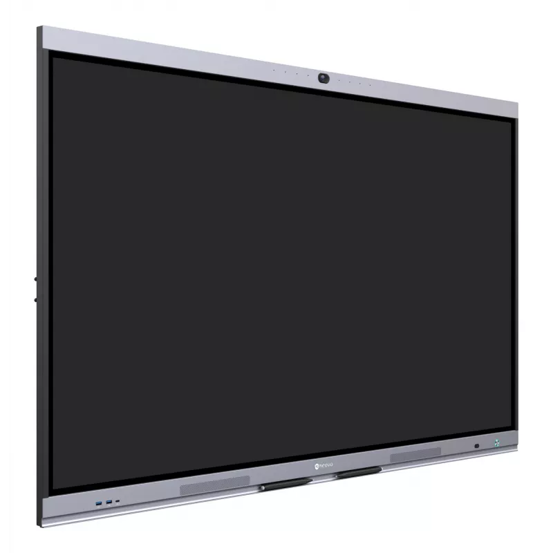 Interaktyvi lenta AG Neovo IFP6504P 163,8 cm (64,5 colio) 3840 x 2160 pikselių liečiamasis ekranas Juoda, Sidabrinė