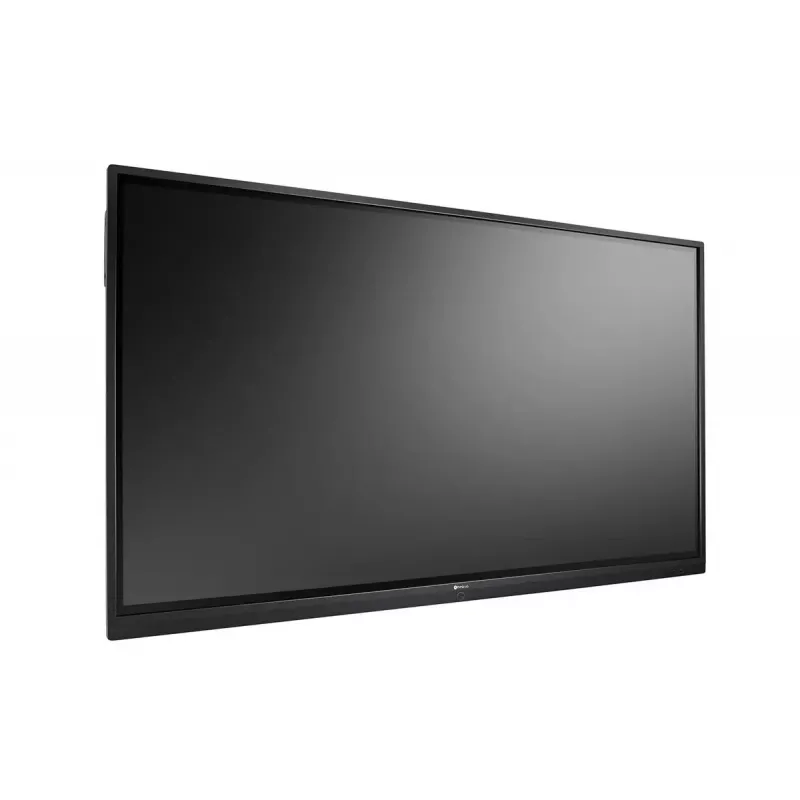 AG Neovo IFP-7502 interaktyvus plokščiasis ekranas 189,2 cm (74,5 colio) LCD Wi-Fi 350 cd/m² 4K Ultra HD juodas liečiamasis ekranas su integruotu procesoriumi Android 8.0