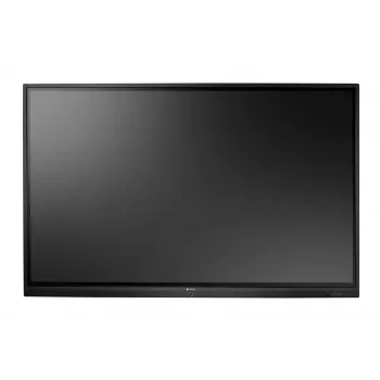 AG Neovo IFP-7502 interaktyvus plokščiasis ekranas 189,2 cm (74,5 colio) LCD Wi-Fi 350 cd/m² 4K Ultra HD juodas liečiamasis ekranas su integruotu procesoriumi Android 8.0