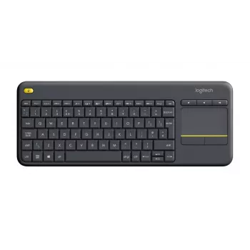 LOGITECH Wireless Touch Keyboard K400 Plus - Juoda - Ispanų QWERTY